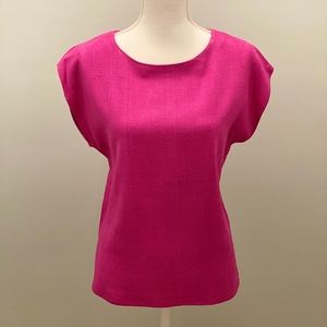 Royal Silk Co. Magenta Silk Top